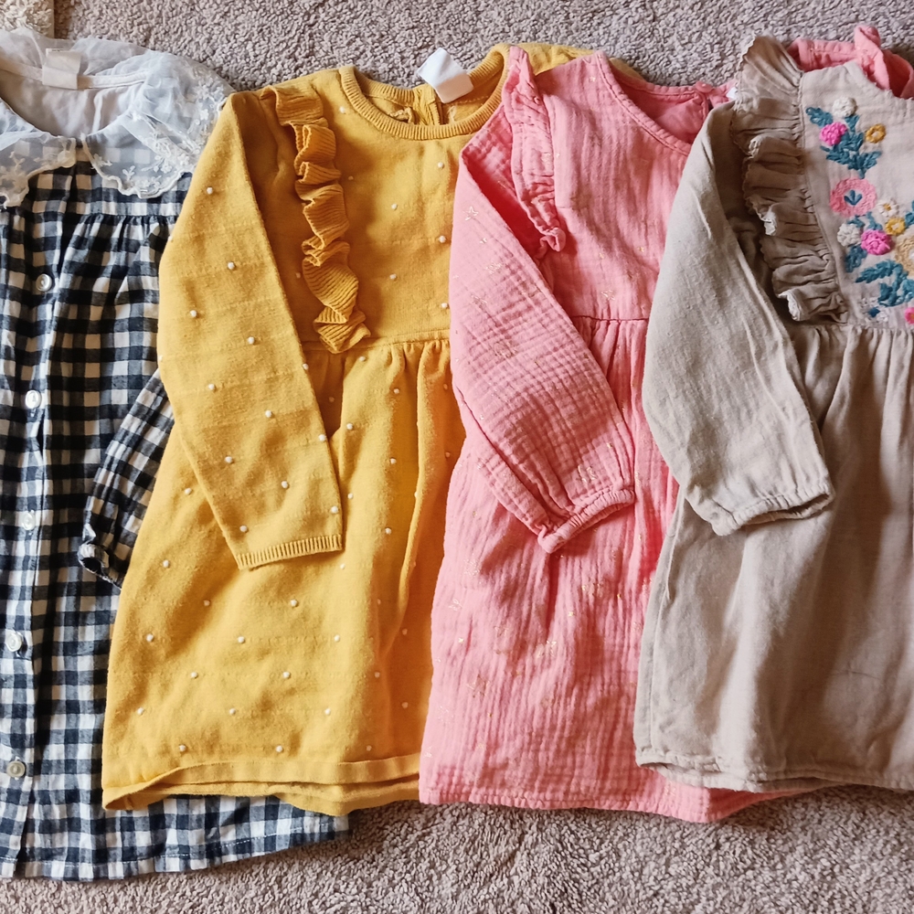5 Zara Kids & H&M Dresses + 2 Extras